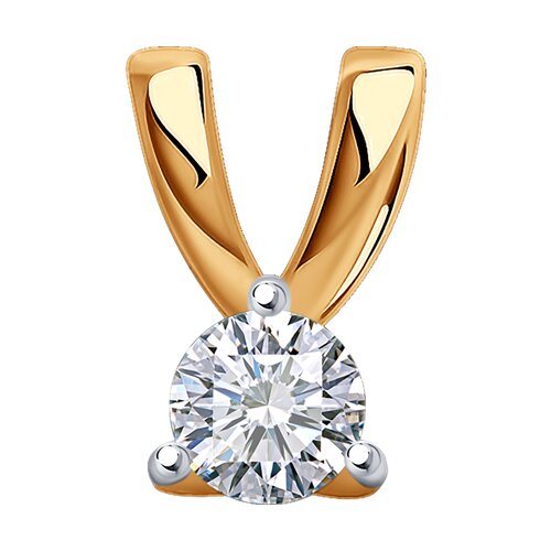 

Кулон из красного золота с бриллиантом SOKOLOV Diamonds 1030896, 1030896