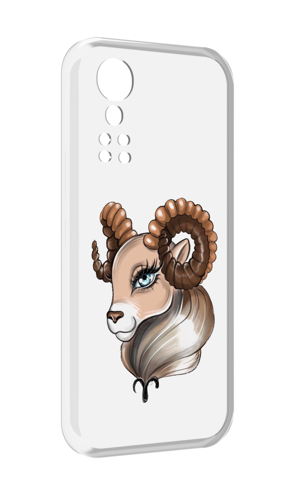 

Чехол MyPads Барашка для ZTE Axon 30 5G / Axon 30S, Прозрачный, Tocco