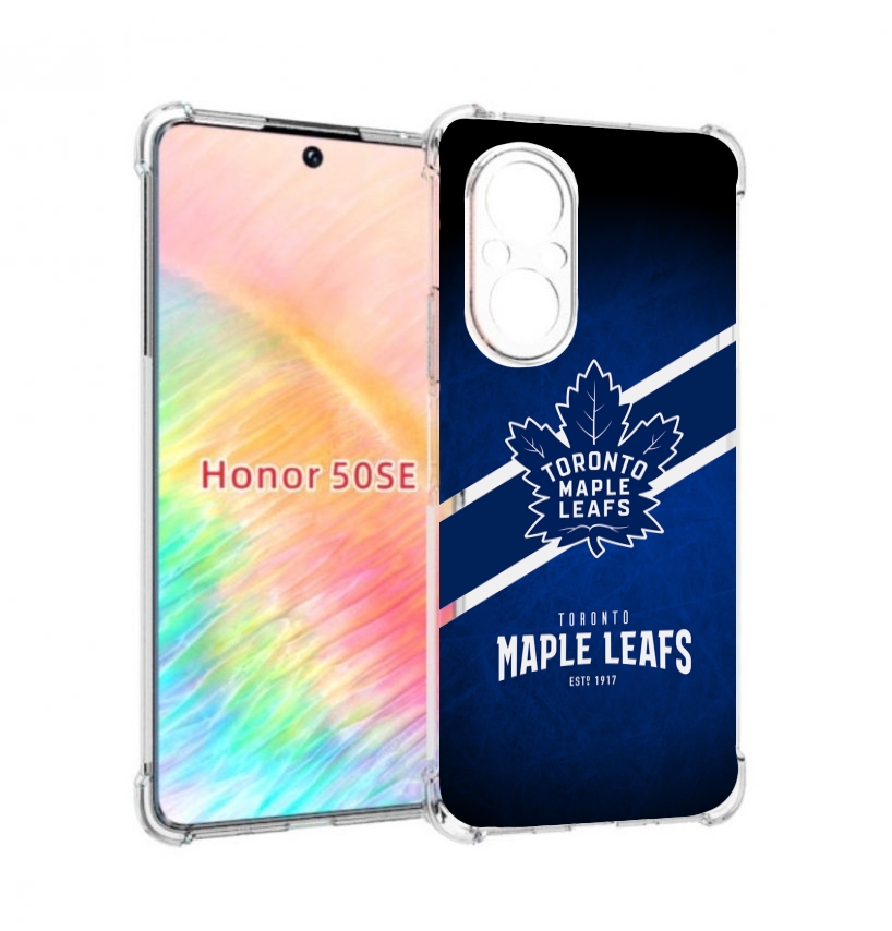 

Чехол бампер MyPads торонто-меипл-лифс для Honor 50 SE противоу, Прозрачный, Tocco