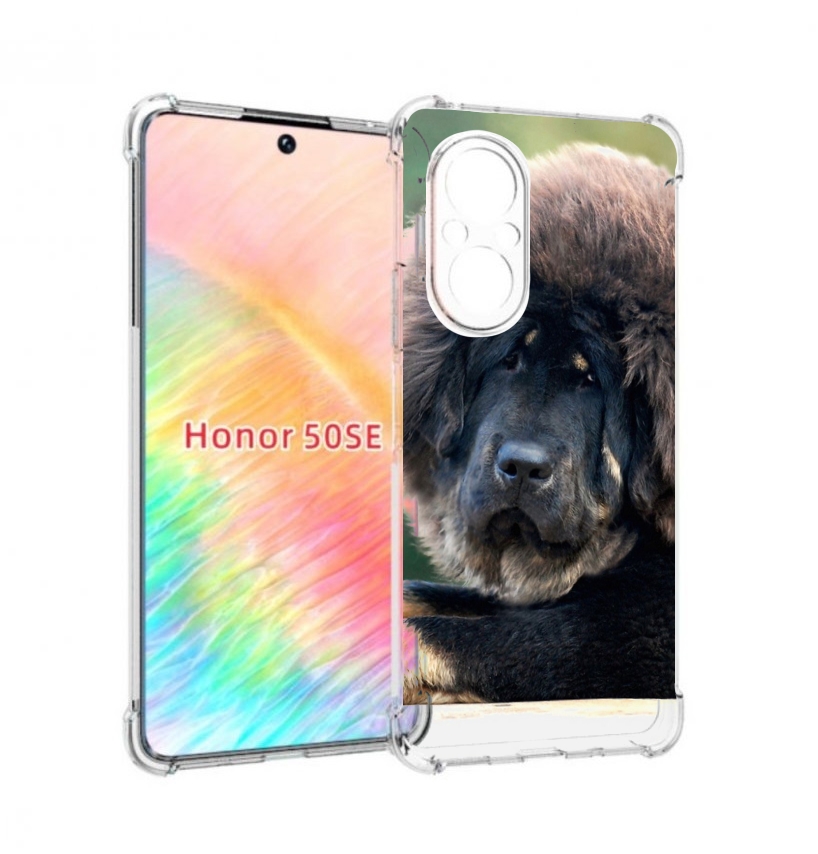 

Чехол бампер MyPads тибетскии мастиф для Honor 50 SE противоуда, Прозрачный, Tocco