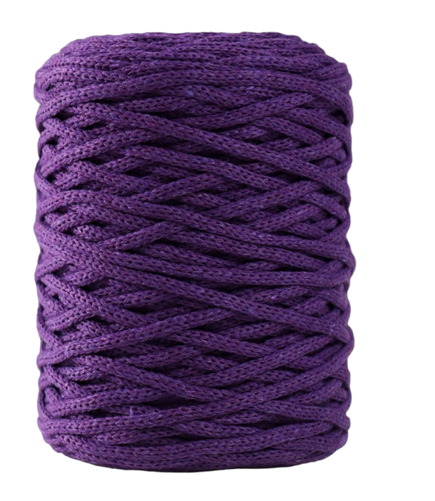 Softino Шнур для вязания без сердечника 70% хлопок, 30% полиэстер ширина 3мм 100м/160±10гр
