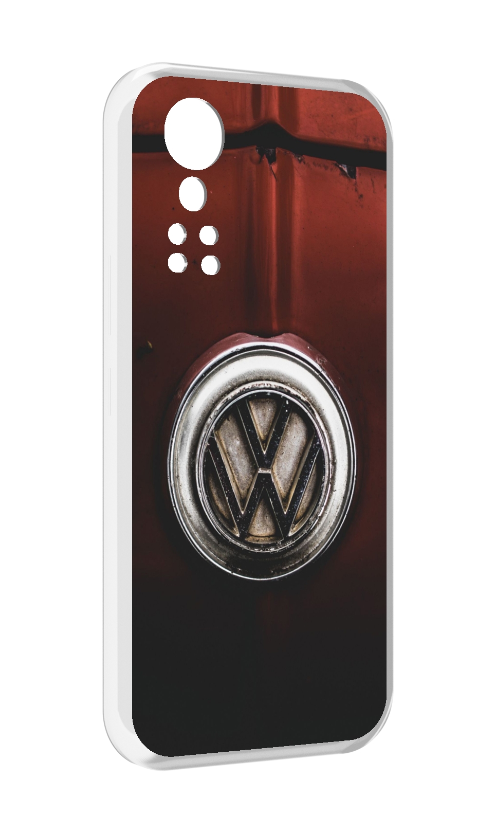 

Чехол MyPads volkwagen фольскваген 1 мужской для ZTE Axon 30 5G / Axon 30S, Прозрачный, Tocco