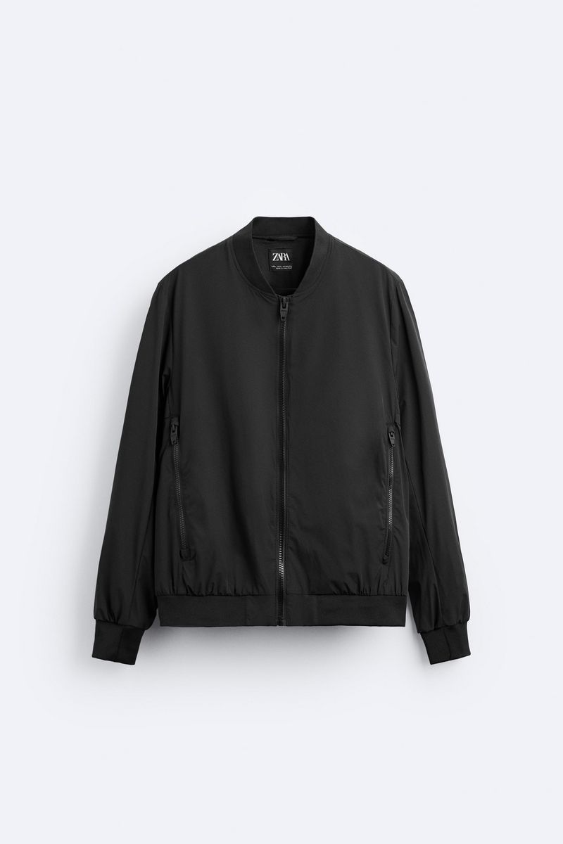 

Бомбер мужской ZARA 03918400 черный 2XL, 03918400
