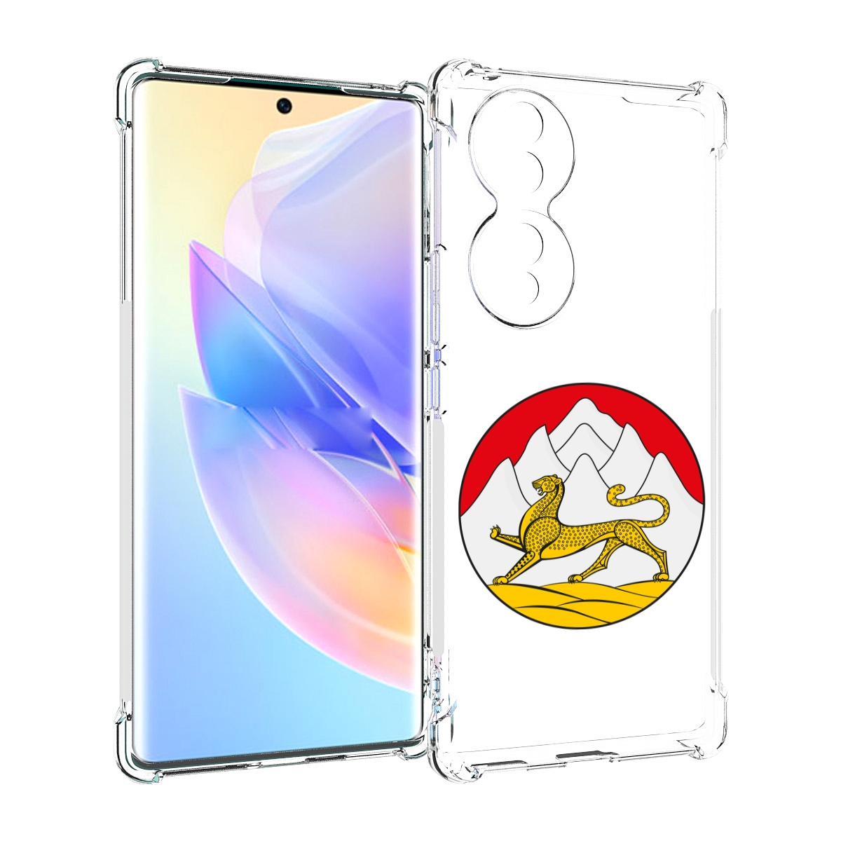 

Чехол MyPads герб-южнои-осетии для Honor 70, Прозрачный, Tocco