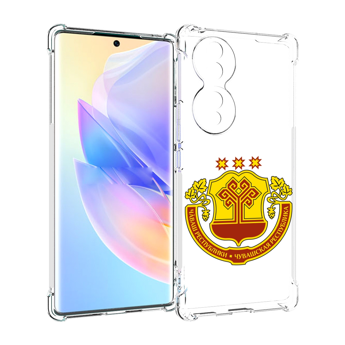 

Чехол MyPads герб-чувашии-чебоксары для Honor 70, Прозрачный, Tocco