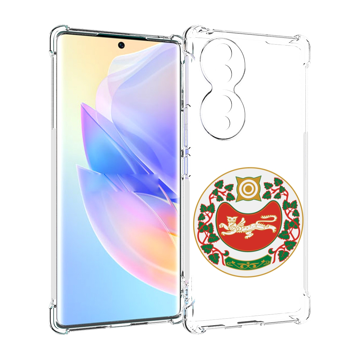 

Чехол MyPads герб-хакасия-абакан для Honor 70, Прозрачный, Tocco
