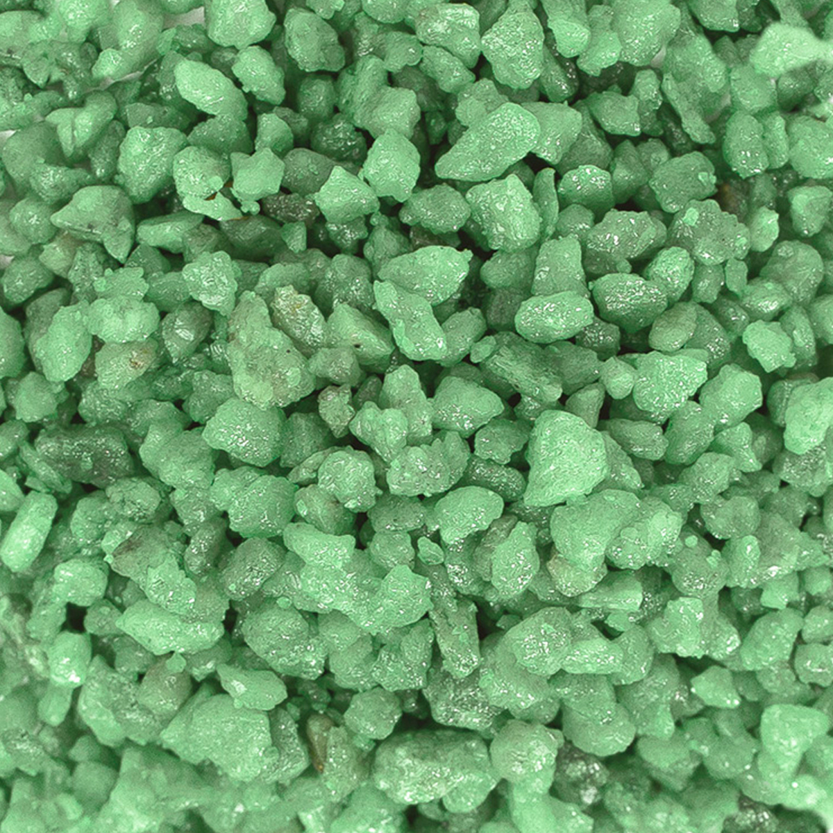 Грунт для растений Zoo One Кварц светло-зелёный, натуральный камень, фракция 2-5 мм, 1 кг