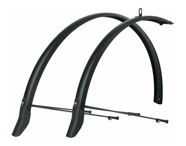 

Крылья SKS Bluemels 45мм 28" мат. чёр. с U-стойками, Черный