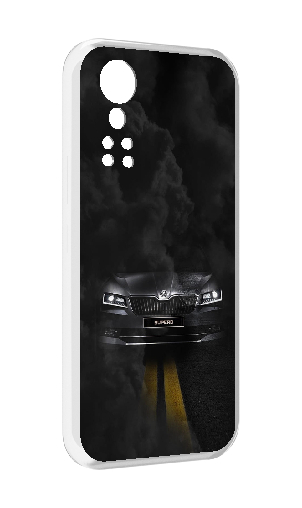 

Чехол MyPads skoda шкода 1 для ZTE Axon 30 5G / Axon 30S, Прозрачный, Tocco