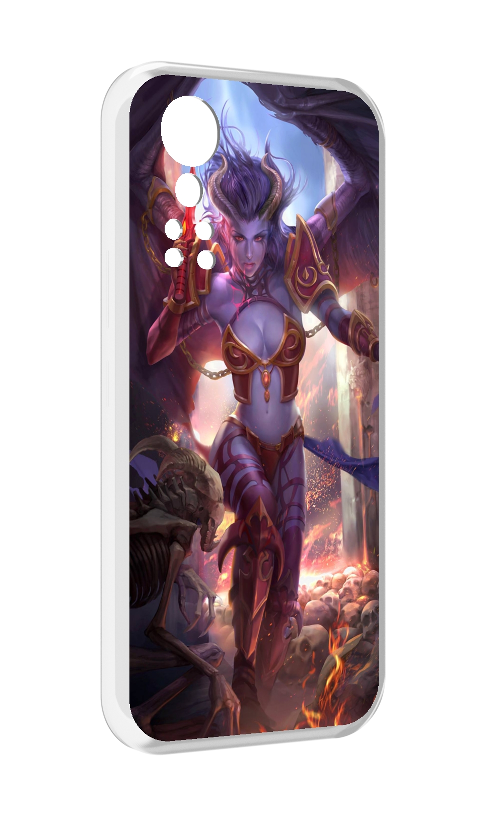 Чехол MyPads queen of pain dota 2 для ZTE Axon 30 5G / Axon 30S