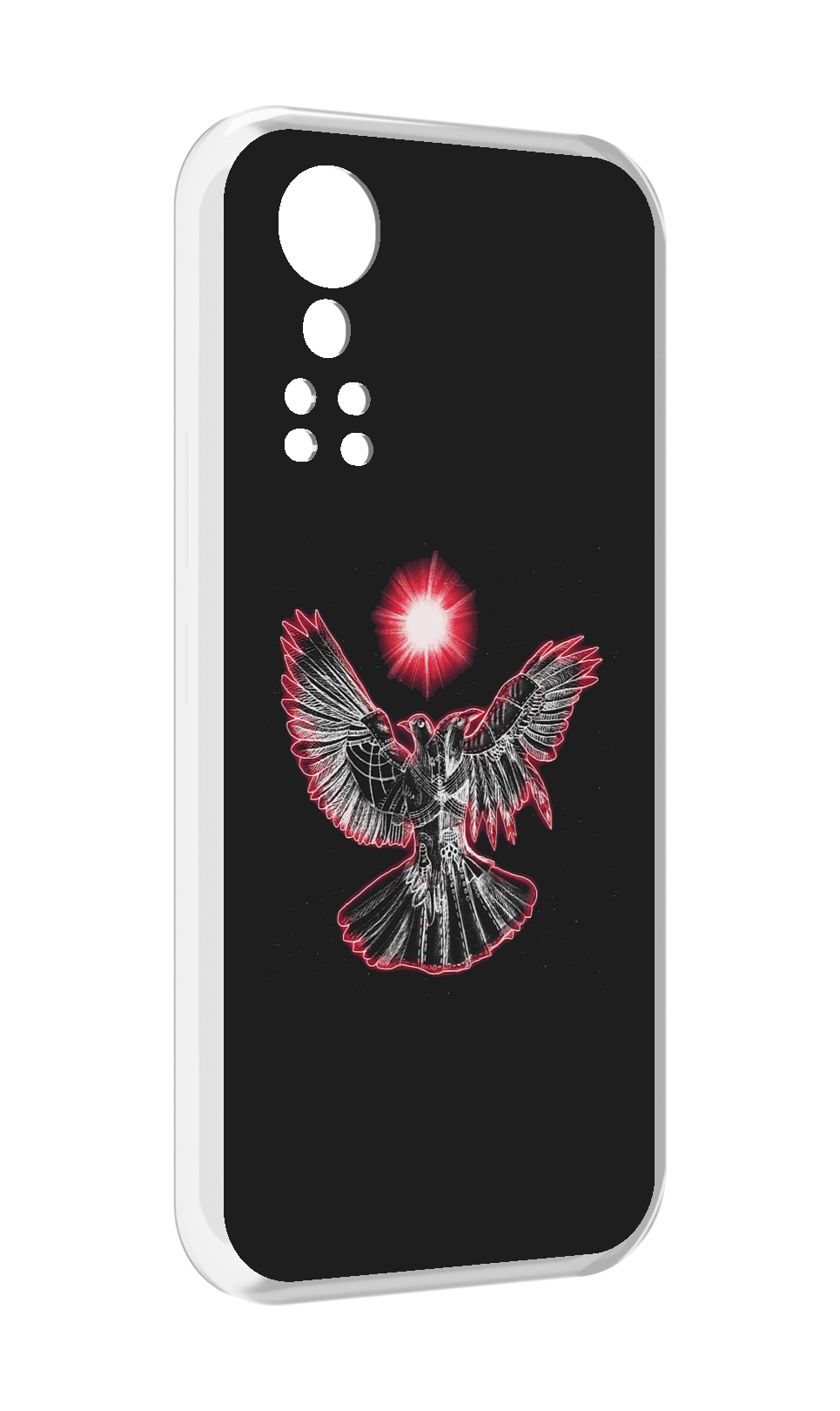 Чехол MyPads pyrokinesis валькирия для ZTE Axon 30 5G / Axon 30S