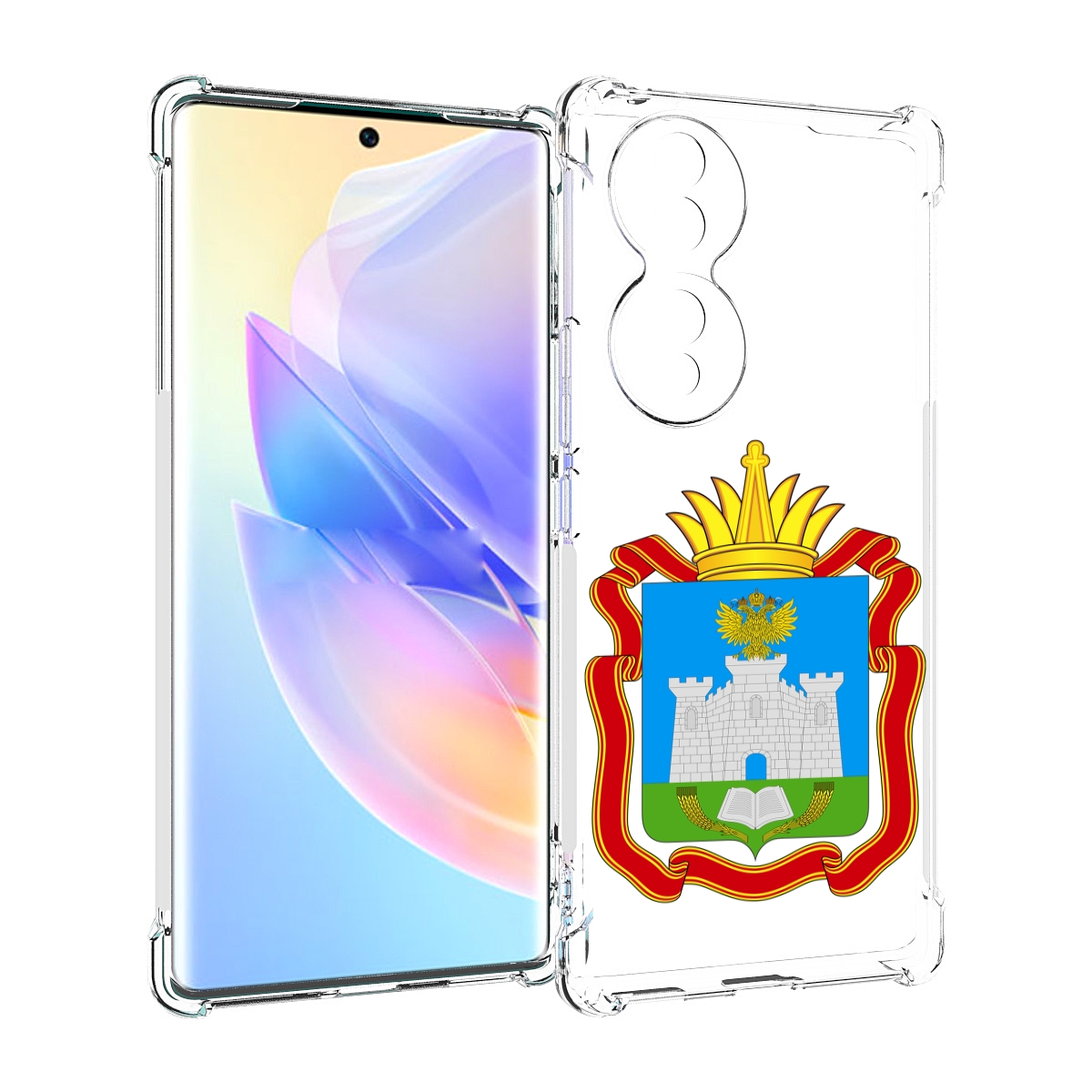 

Чехол MyPads герб-орловская-область для Honor 70, Прозрачный, Tocco