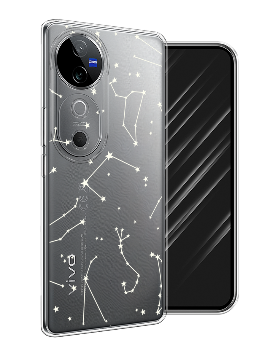 

Чехол Awog на Vivo V40 "Созвездия", Прозрачный;серый;бежевый, 2611450-1