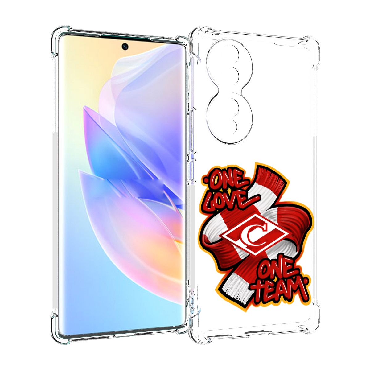 

Чехол MyPads ФК спарак 1 любовь для Honor 70, Прозрачный, Tocco