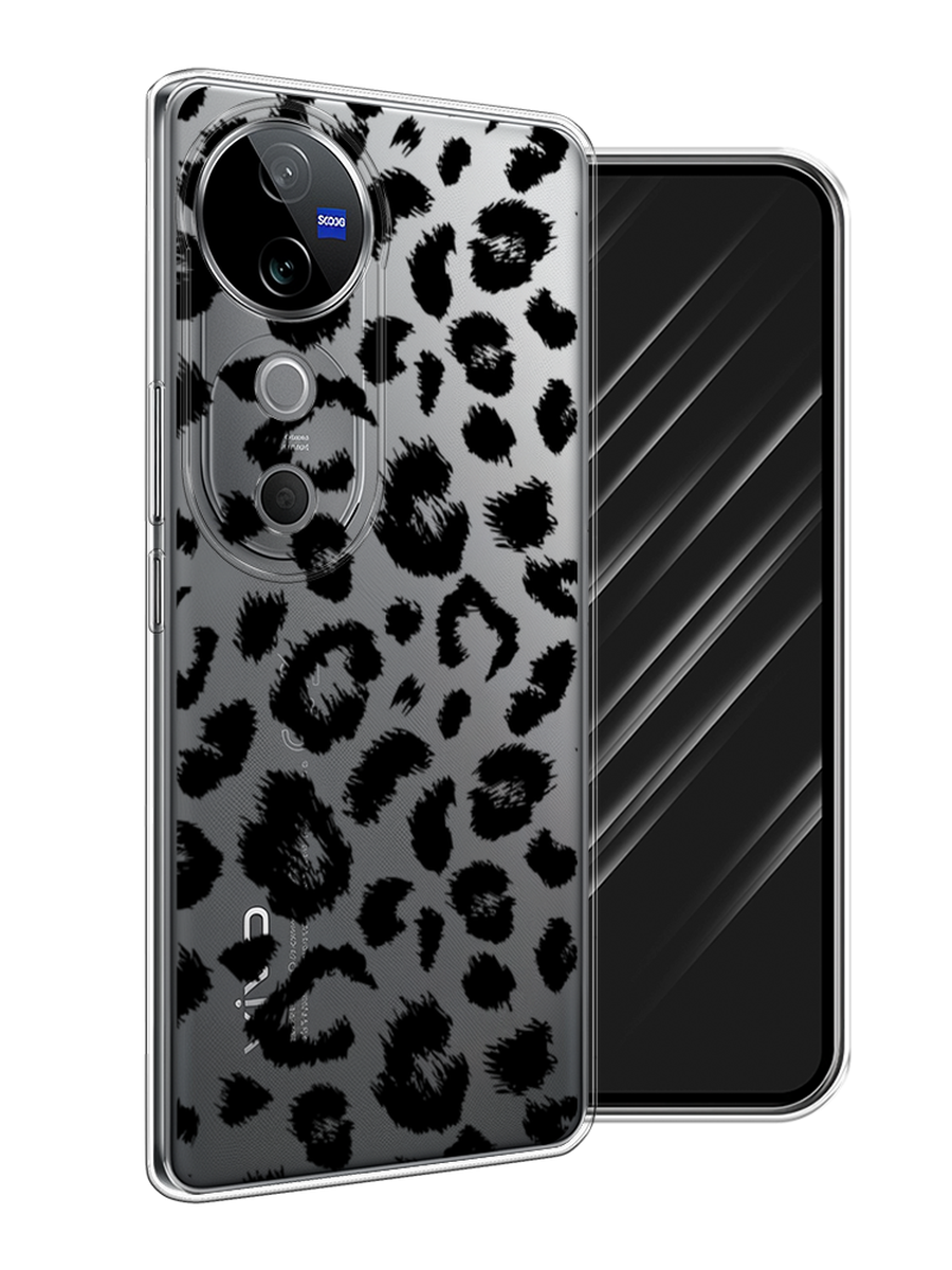 

Чехол Awog на Vivo V40 "Окрас леопарда фон", Черный, 2611450-1