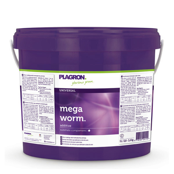 

Удобрение Plagron Mega Worm 5л, Mega Worm