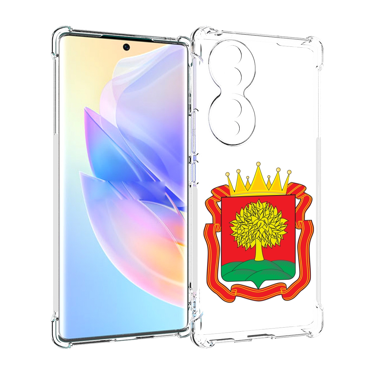 

Чехол MyPads герб-липецкая-область для Honor 70, Прозрачный, Tocco