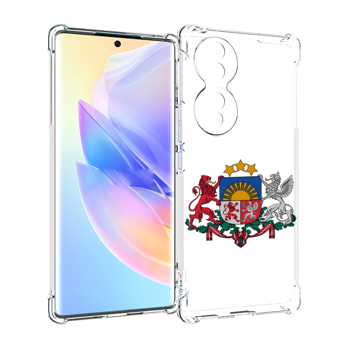 

Чехол MyPads герб-латвии для Honor 70, Прозрачный, Tocco