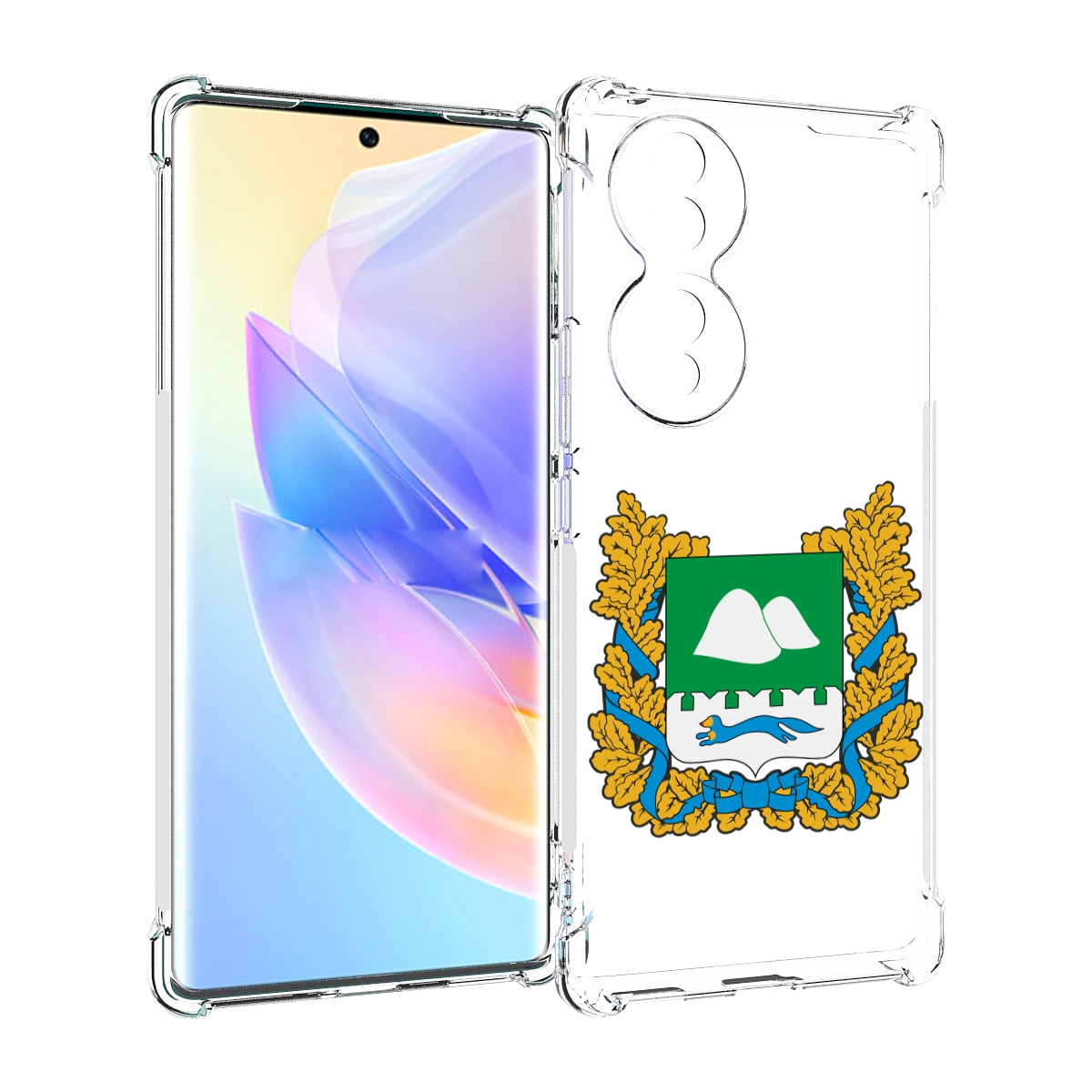 

Чехол MyPads герб-курганскои-области для Honor 70, Прозрачный, Tocco