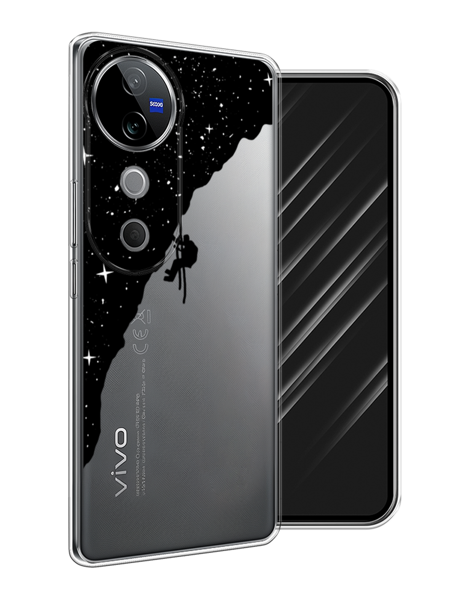 

Чехол Awog на Vivo V40 "Скалолаз в космосе", Черный;белый;бежевый, 2611450-1