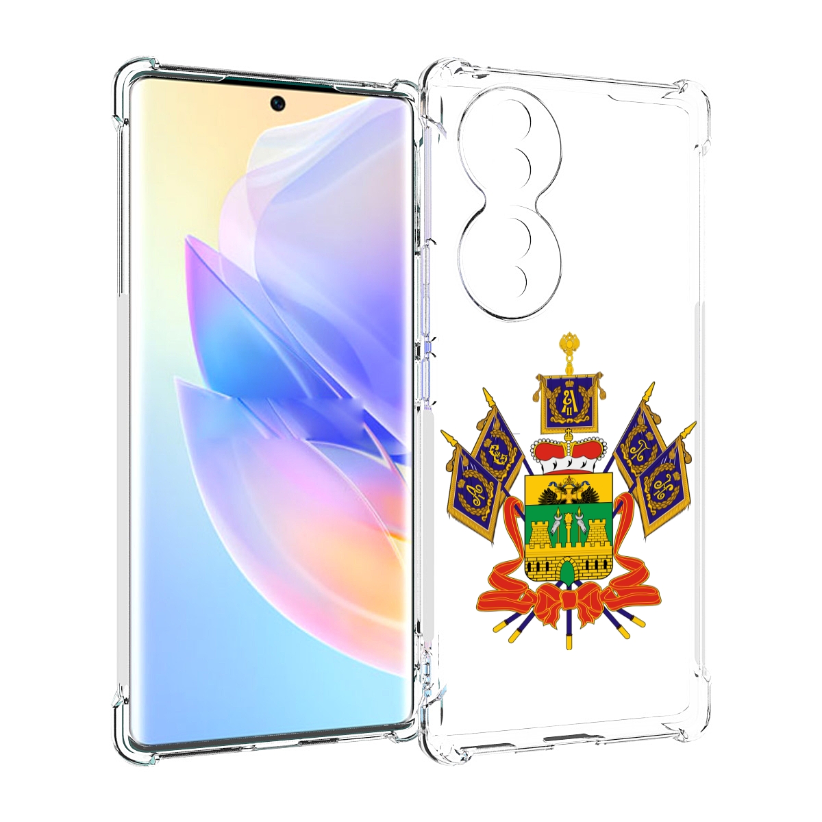 

Чехол MyPads герб-краснодарскии-краи для Honor 70, Прозрачный, Tocco