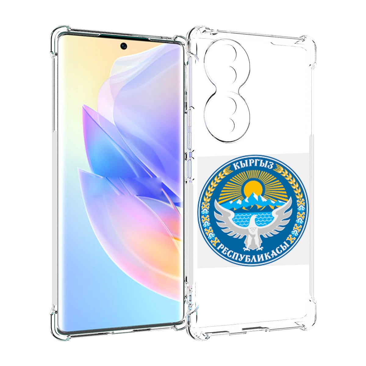 

Чехол MyPads герб-киргизия для Honor 70, Прозрачный, Tocco