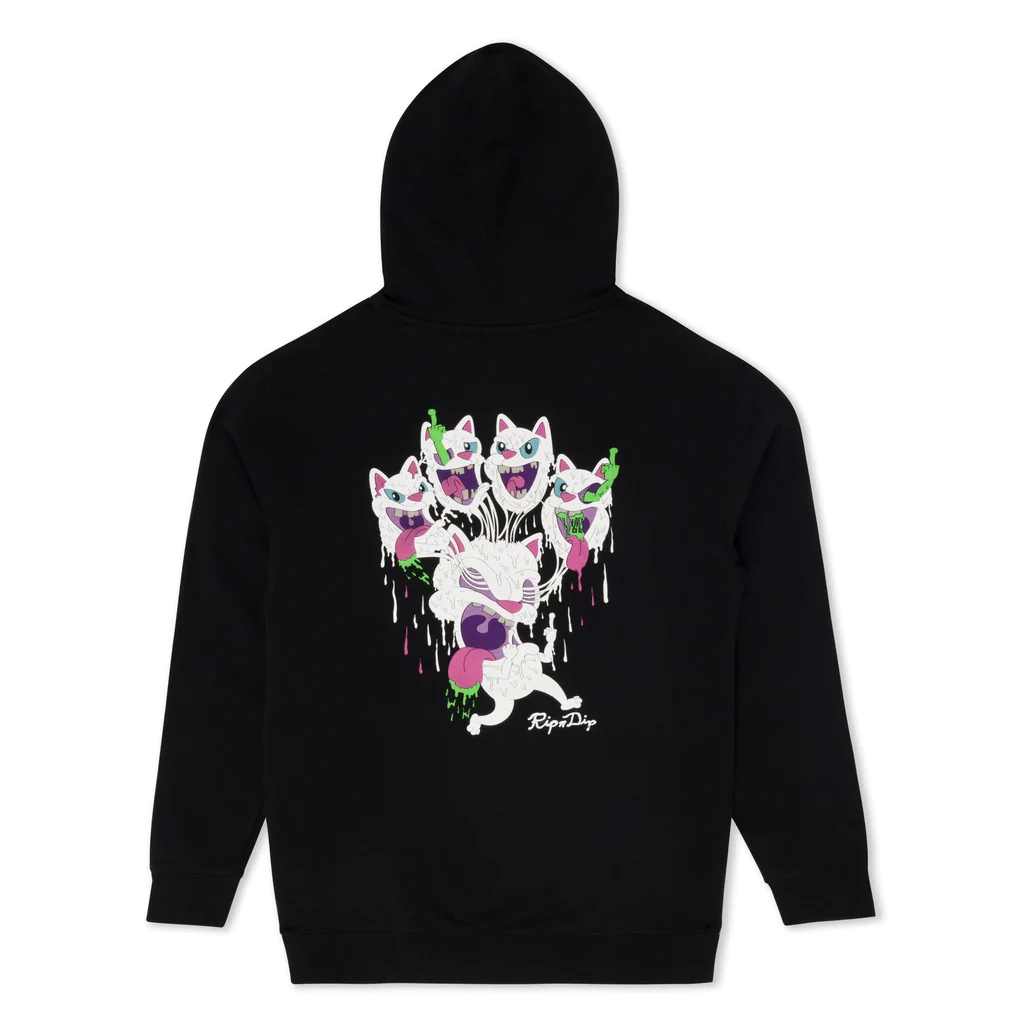 фото Толстовка мужская ripndip slimy boys hoodie черная m