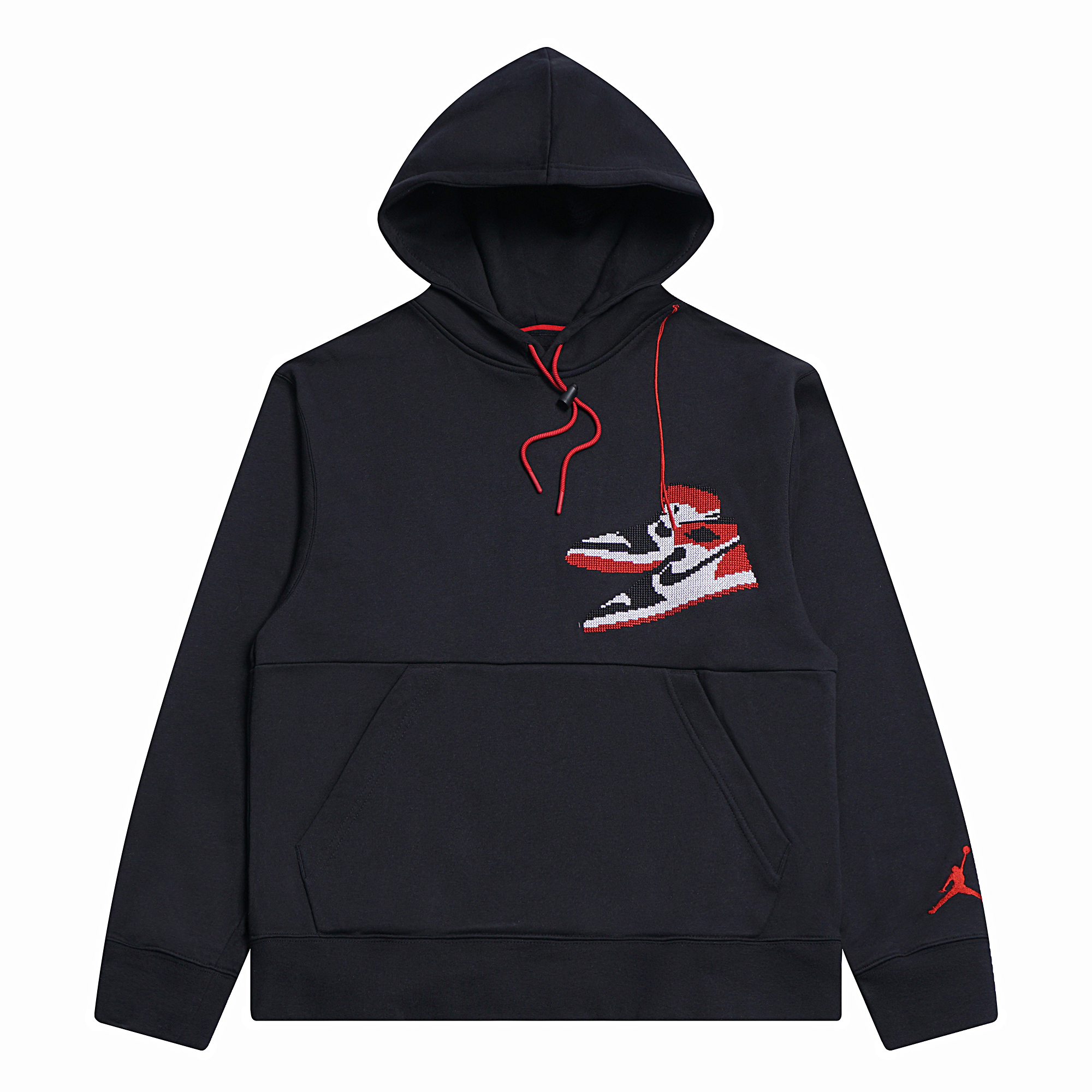 

Толстовка мужская Jordan Jumpman Holiday Hoodie черная XL, Jumpman Holiday Hoodie