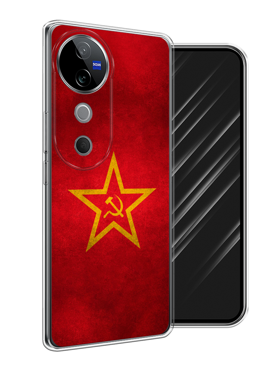 

Чехол Awog на Vivo V40 "Красное знамя", Желтый;красный, 2611450-1