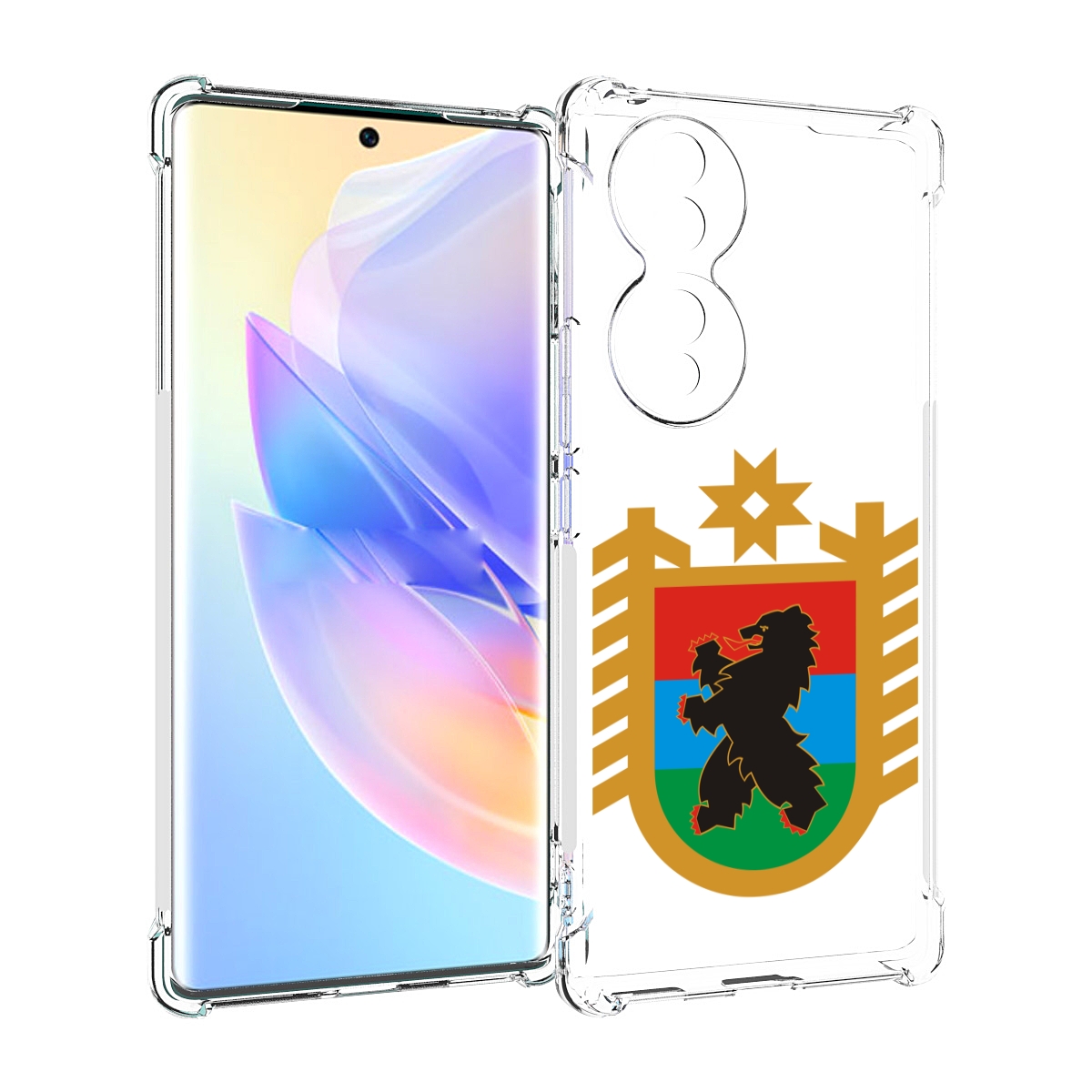 Чехол MyPads герб-карелия-петрозаводск для Honor 70