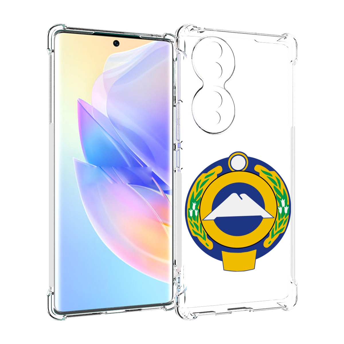 

Чехол MyPads герб-карачаево-черкессия для Honor 70, Прозрачный, Tocco