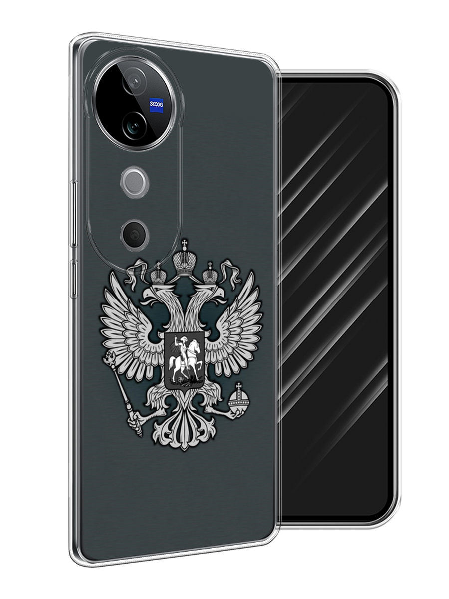 

Чехол Awog на Vivo V40 "Герб России серый", 2611450-1