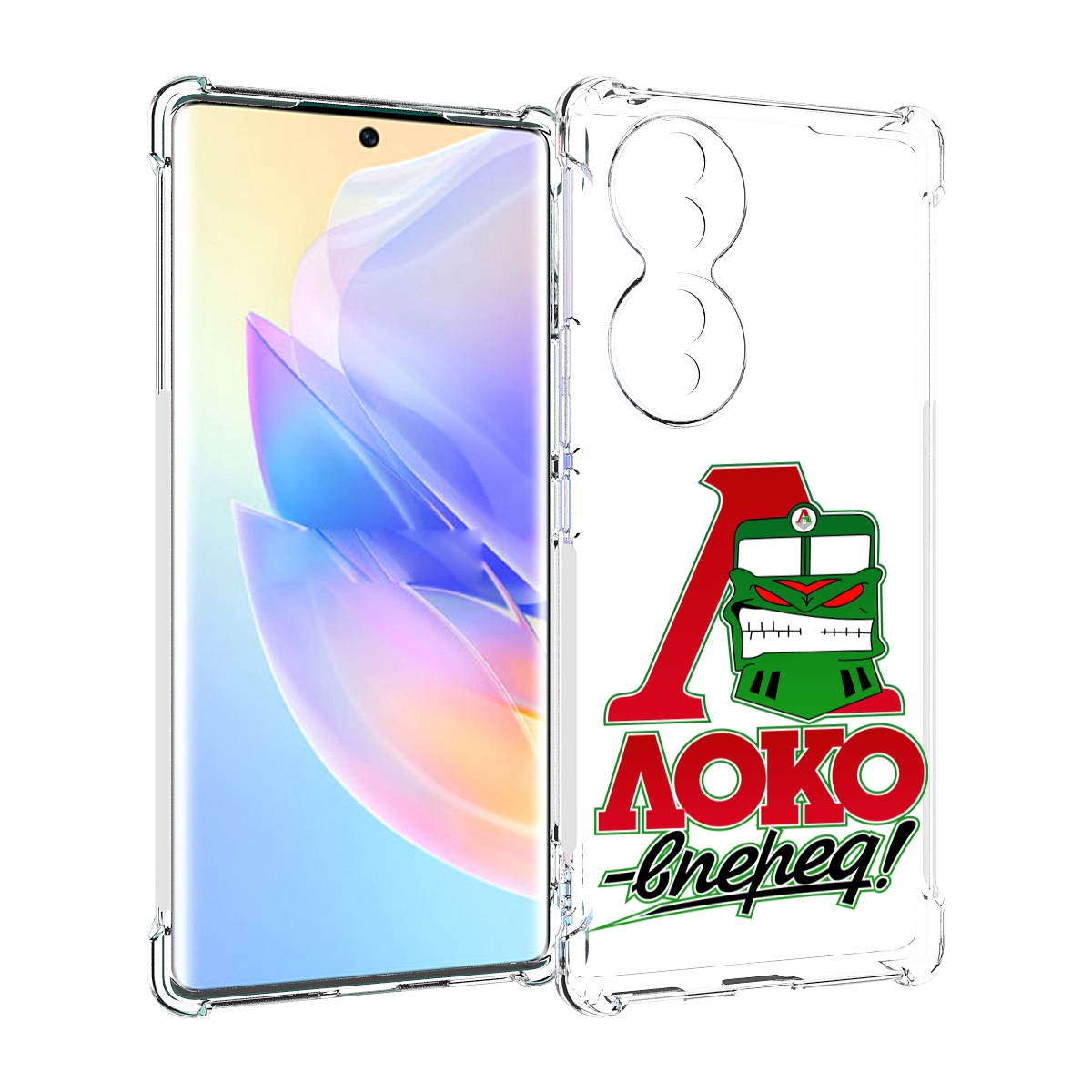 

Чехол MyPads ФК локо вперед для Honor 70, Прозрачный, Tocco