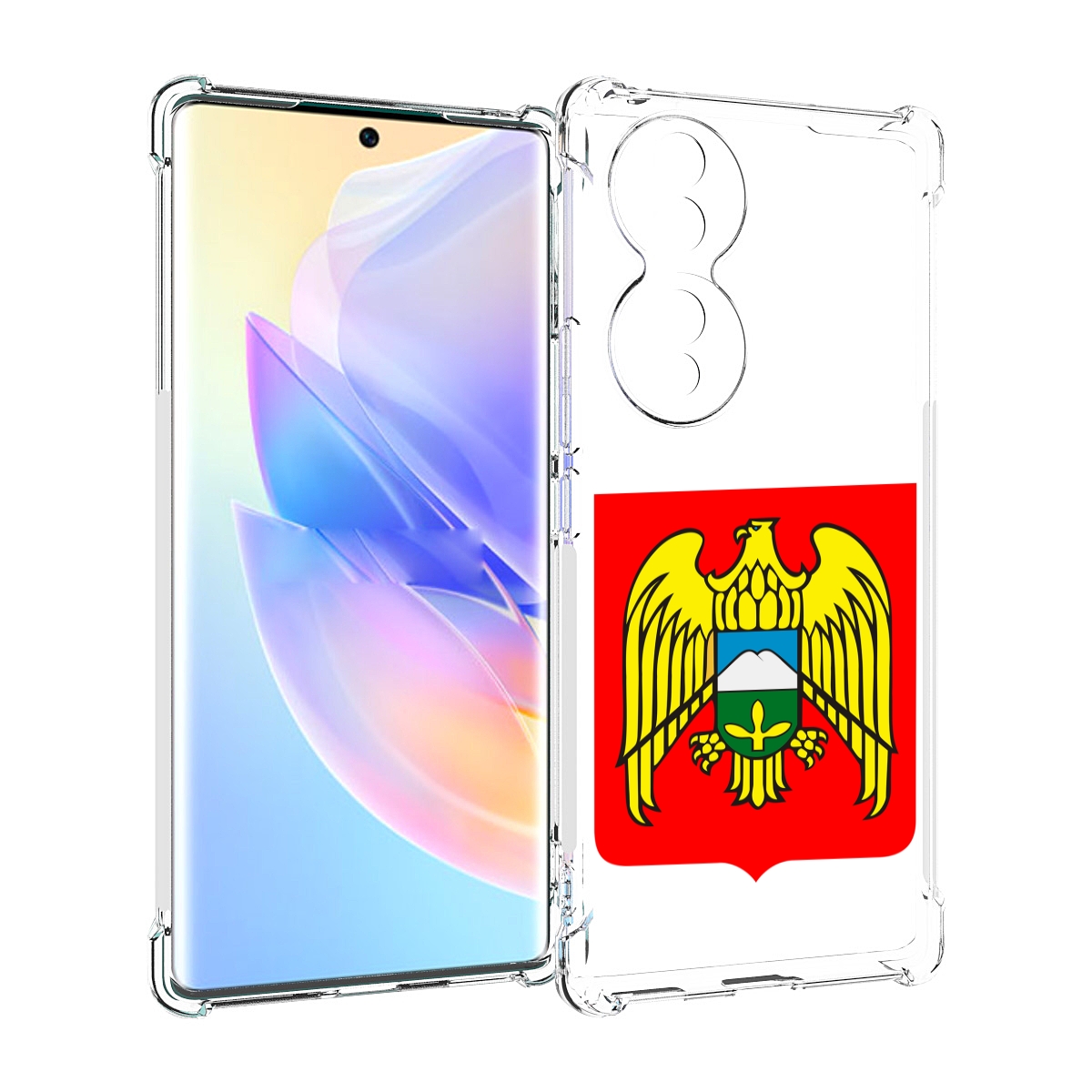 

Чехол MyPads герб-кабардино-балкария-нальчик для Honor 70, Прозрачный, Tocco