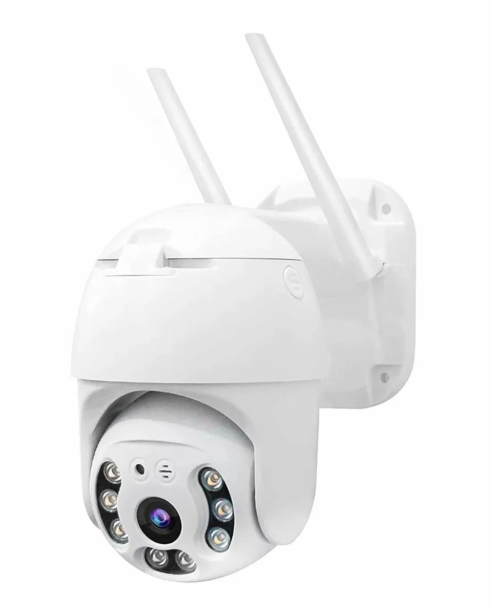 

Уличная беспроводная ip камера видеонаблюдения WiFi (C блоком питания) smart camera 1080P, Белый