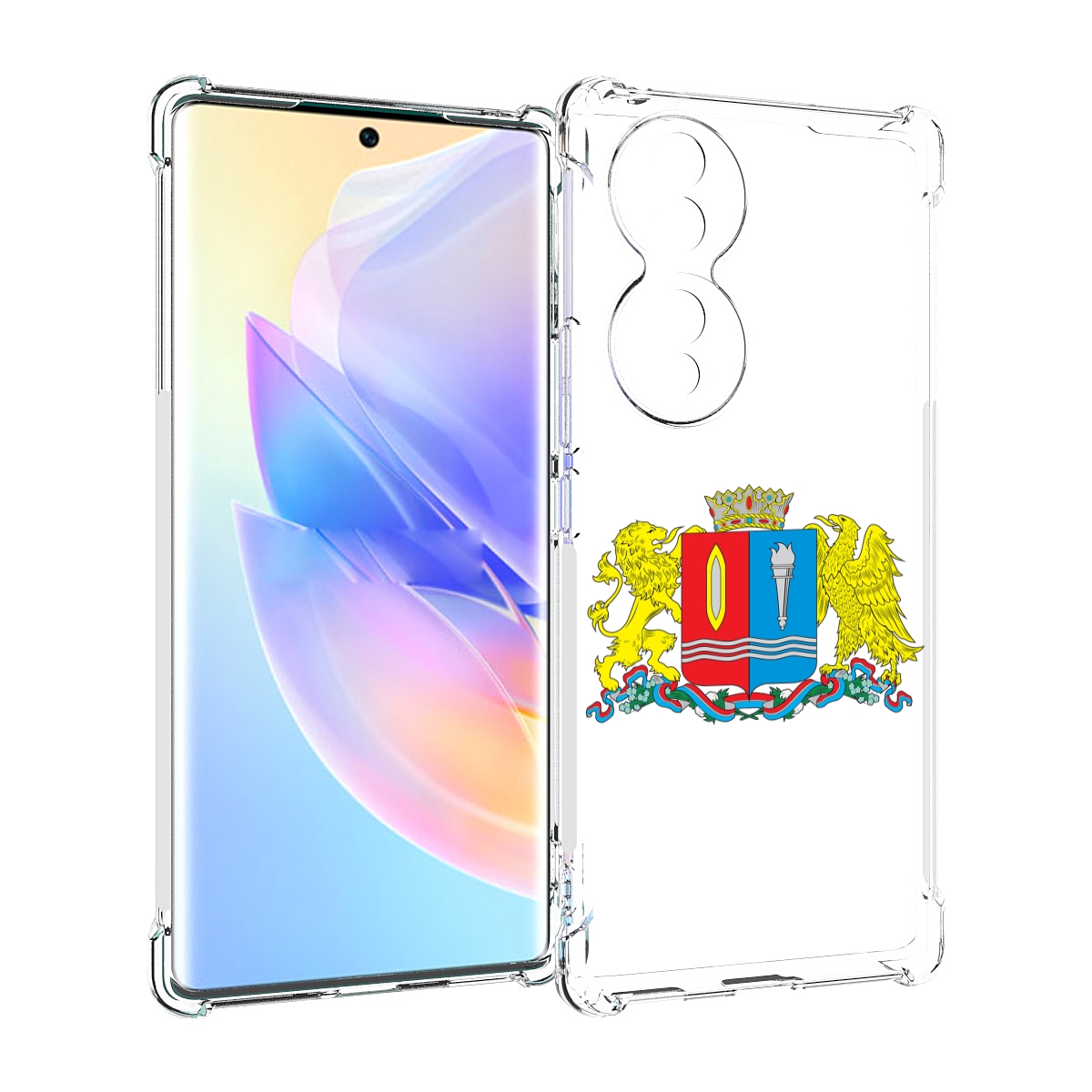 

Чехол MyPads герб-иваноскои-области для Honor 70, Прозрачный, Tocco
