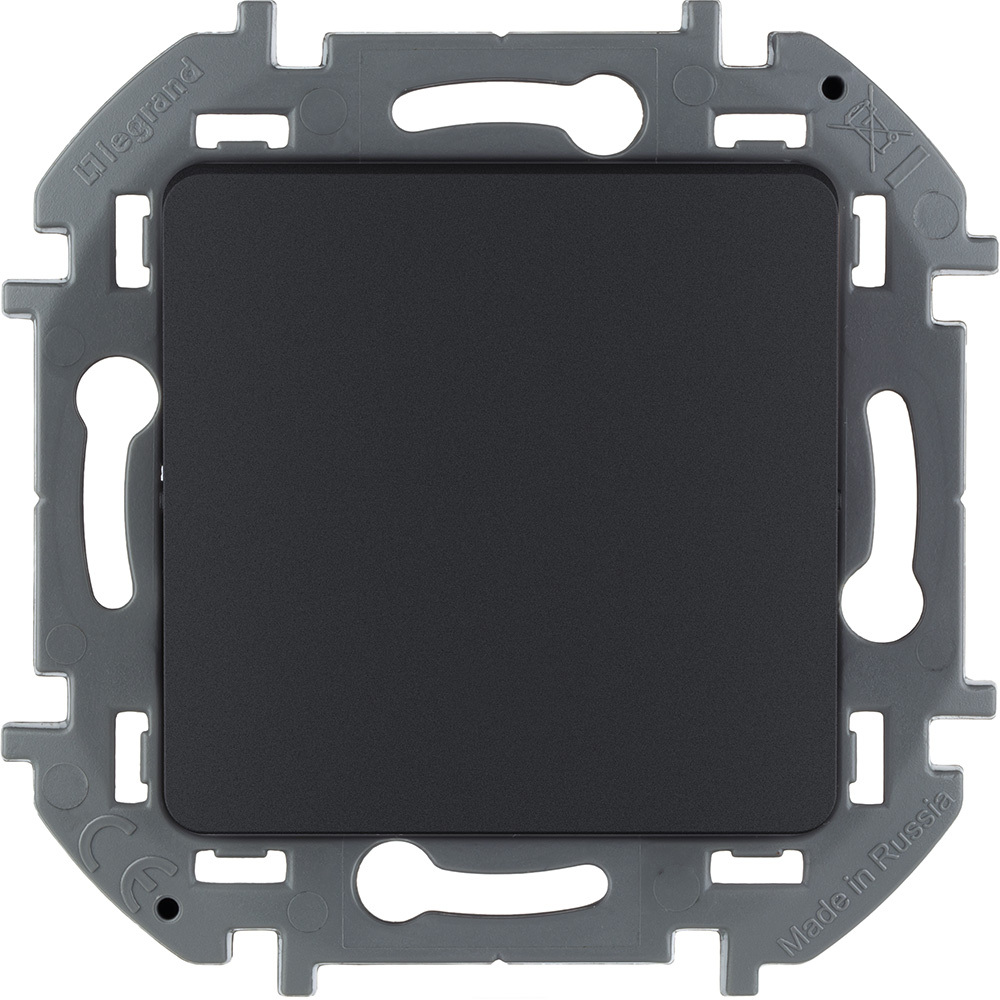 

Выключатель Legrand INSPIRIA 10 AX - 250 В - антрацит (комплект 4шт), Черный