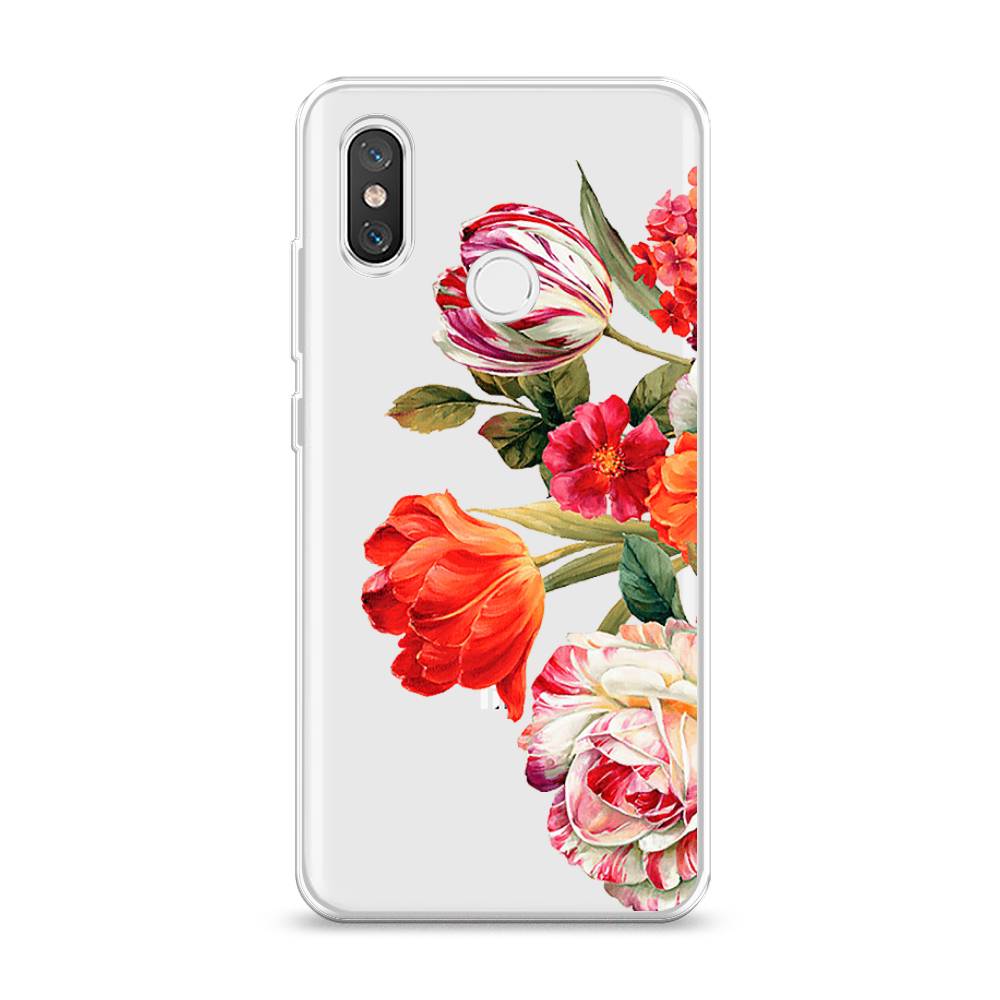 

Чехол Awog на Xiaomi Mi 8 "Весенний букет", Разноцветный, 33550-8