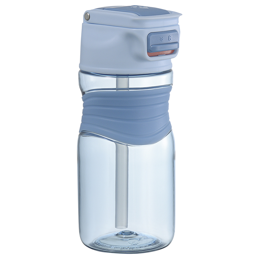 Бутылка для воды Smart Solutions Slow Sip 450 мл, голубая