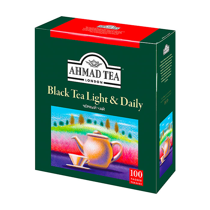 

Чай черный Ahmad Tea Light & Daily в пакетиках 1,5 г x 100 шт