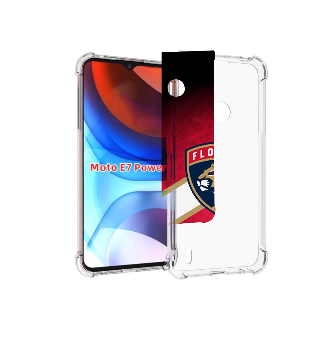 

Чехол MyPads флорида пантерс для Motorola Moto E7 Power, Прозрачный, Tocco