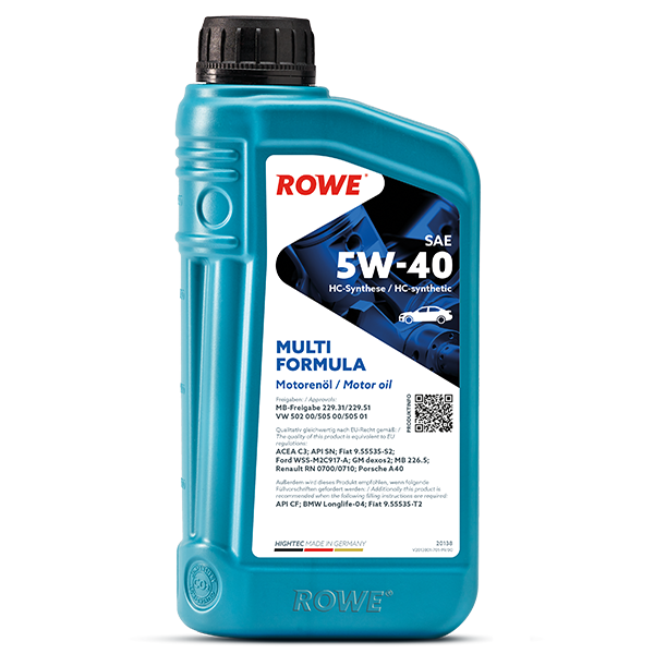 Моторное масло RoWe Hightec Multi Formula 5W30 1л