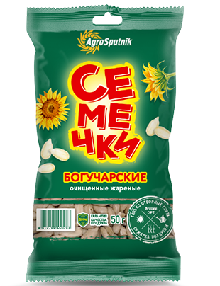 

Семечки подсолнечные Богучарские очищенные жареные 50 г