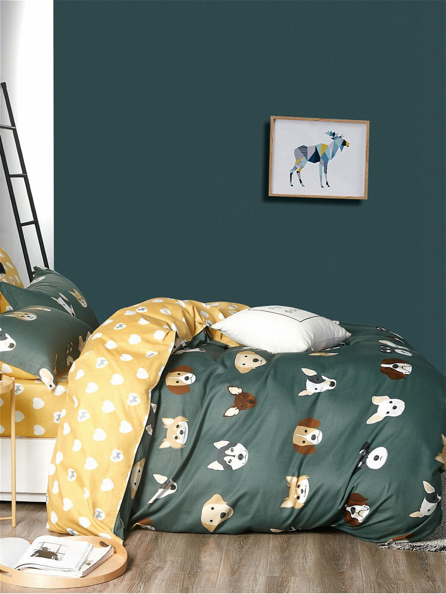 

Постельное белье Котики Котики Dogs Жизель 1,5-сп
