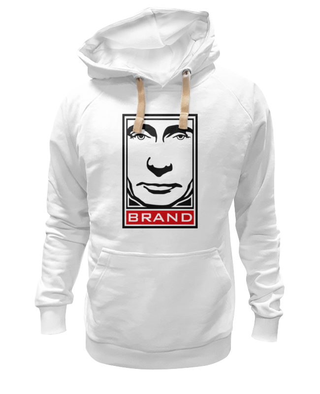 

Худи унисекс Printio Brand белое L, Белый, Brand