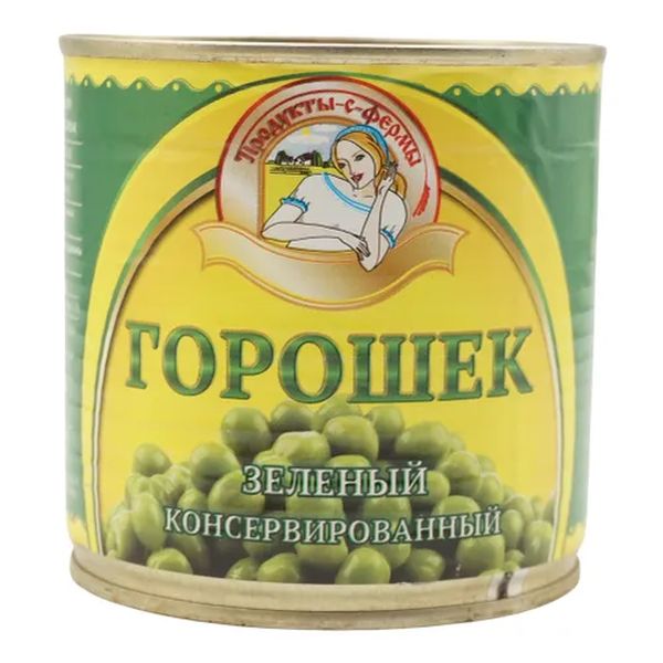 

Горошек Продукты с фермы салатный 425 г