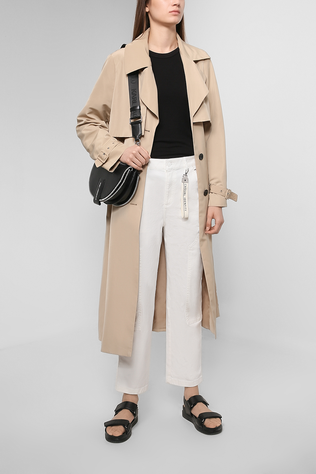 

Джинсы женские Comma Casual Identity 2115850 белые 40 EU, Белый, 2115850
