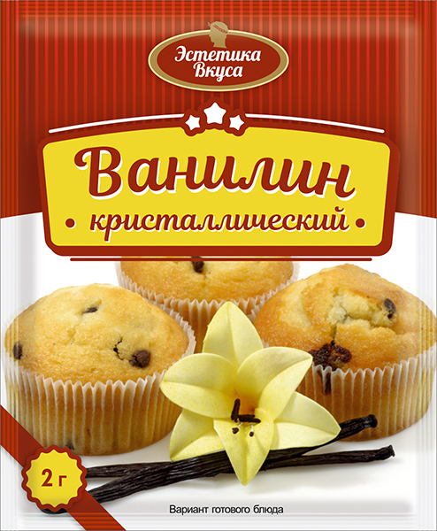

Ванилин Эстетика Вкуса Кристаллический 2 г