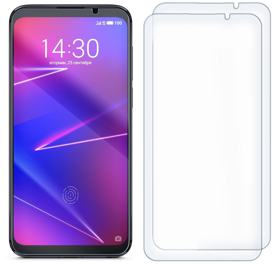 

Комплект из 3-x защитных гибридных стекол для Meizu 16