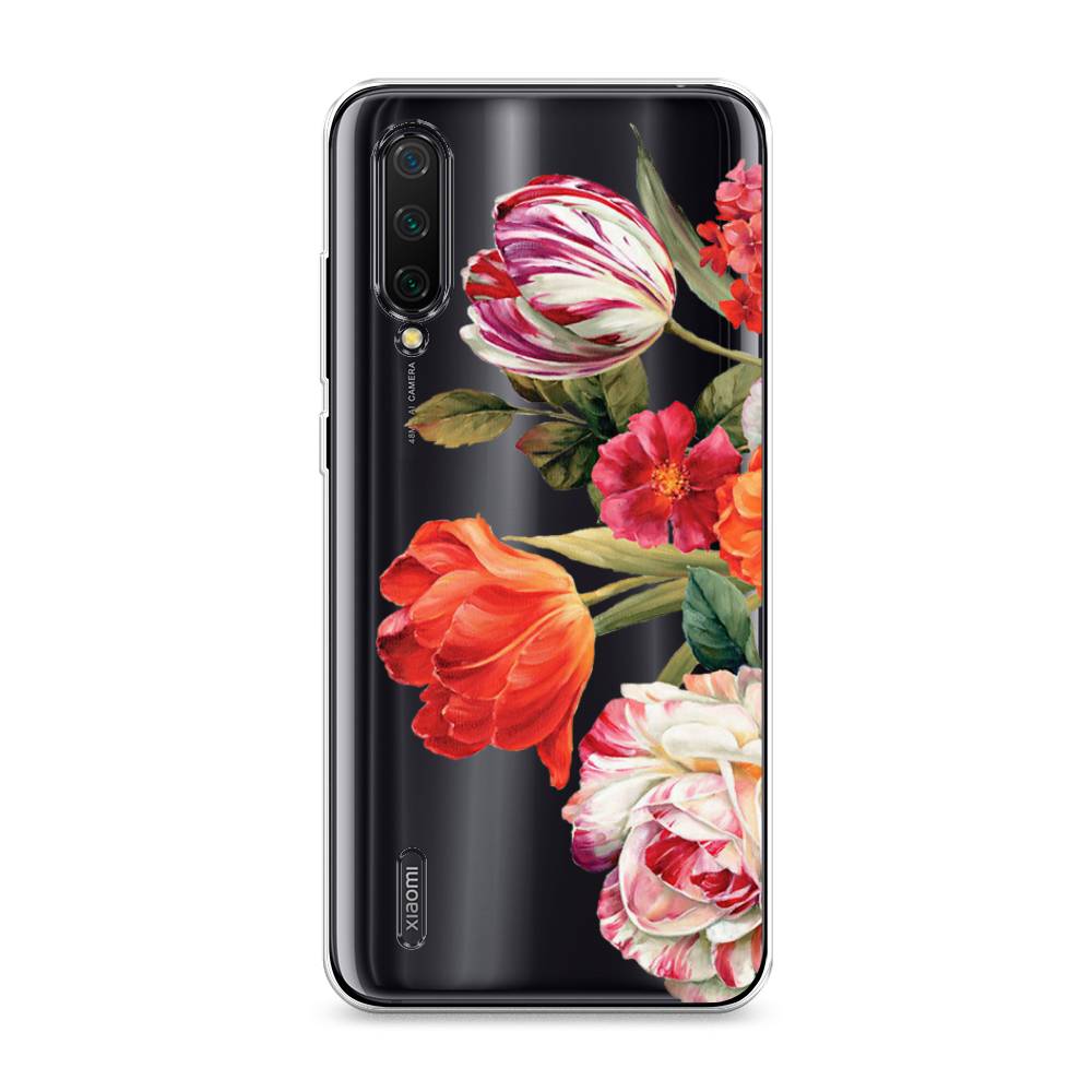 

Чехол Awog на Xiaomi Mi CC9 "Весенний букет", Разноцветный, 36150-8